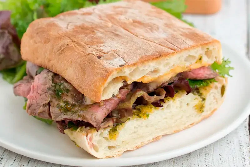 Steak sandwich recipe with chimichurri