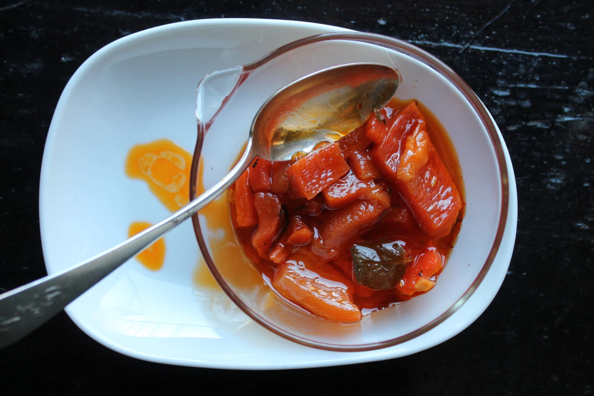 marinated sweet peppers