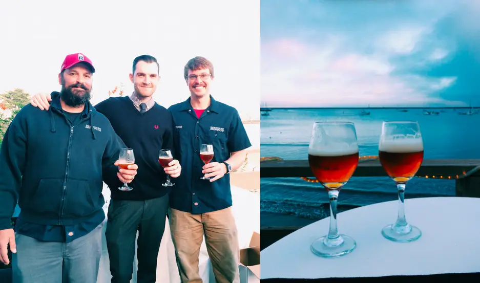 pumpkin harvest dinner with half moon bay brewing company