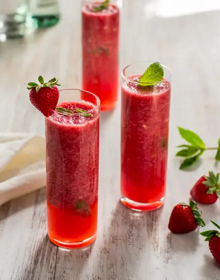 Skinny Strawberry Watermelon Mojito