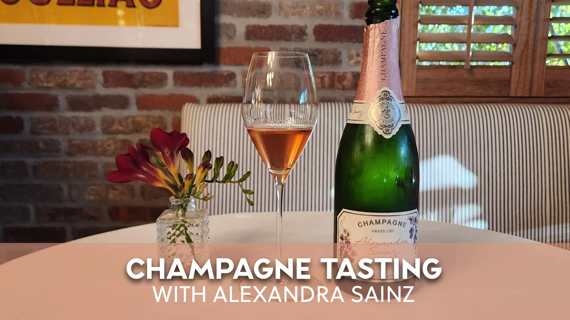 Champagne tasting with the winemaker Alexandra Sainz