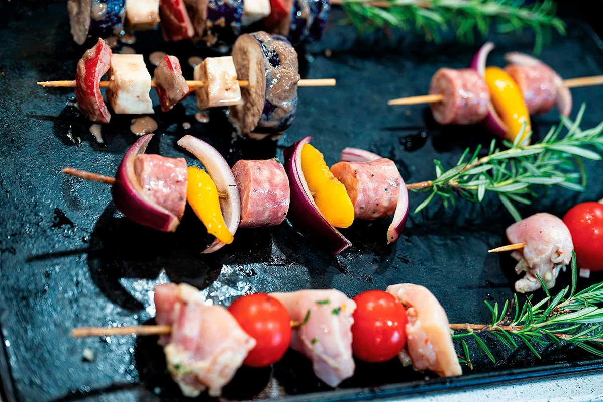 kebabs recipe closeup