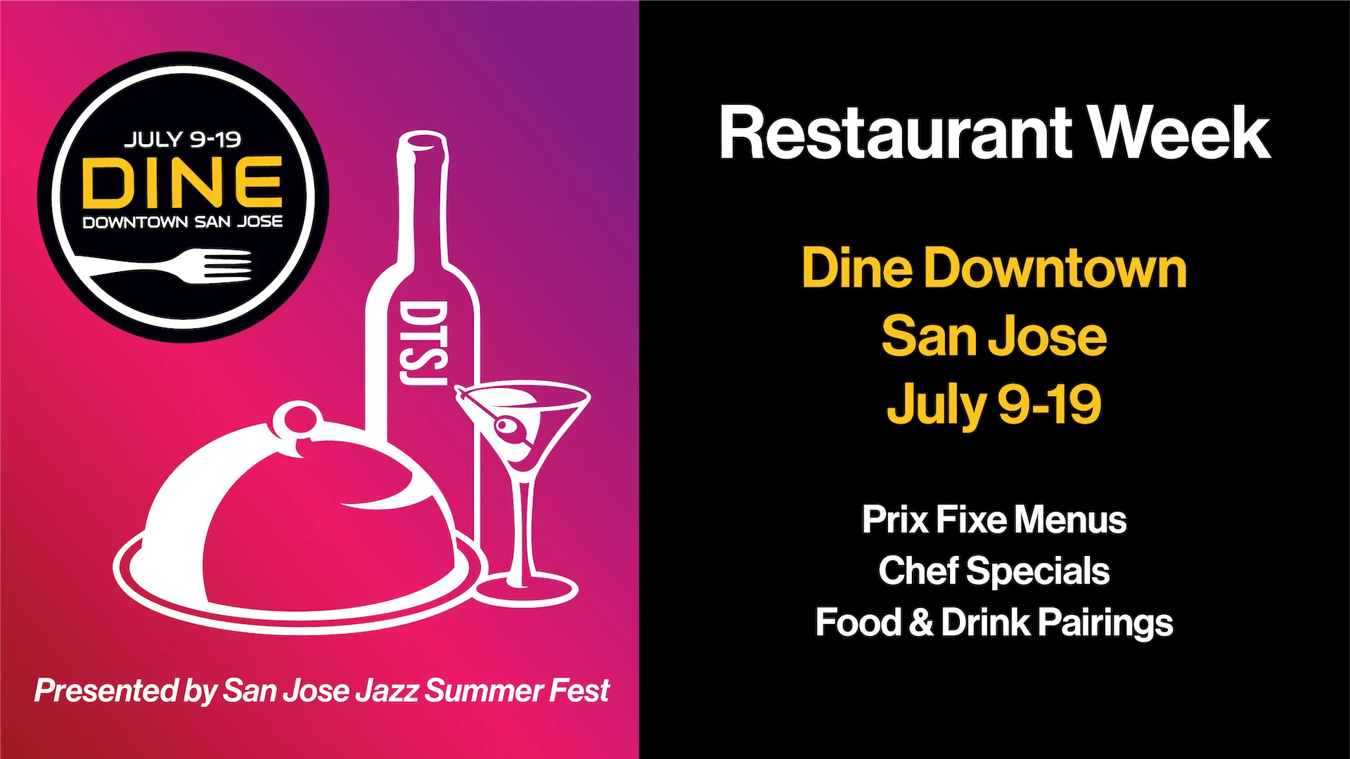 Dine Downtown San Jose Restaurant Week 2026