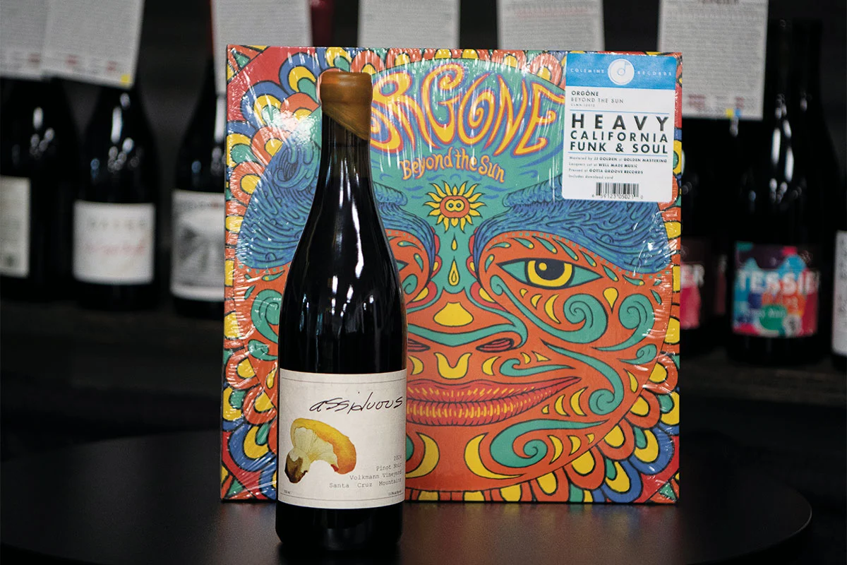 Assiduous Pinot Noir 'Volkmann Vineyard' paired with Beyond the Sun by Orgone